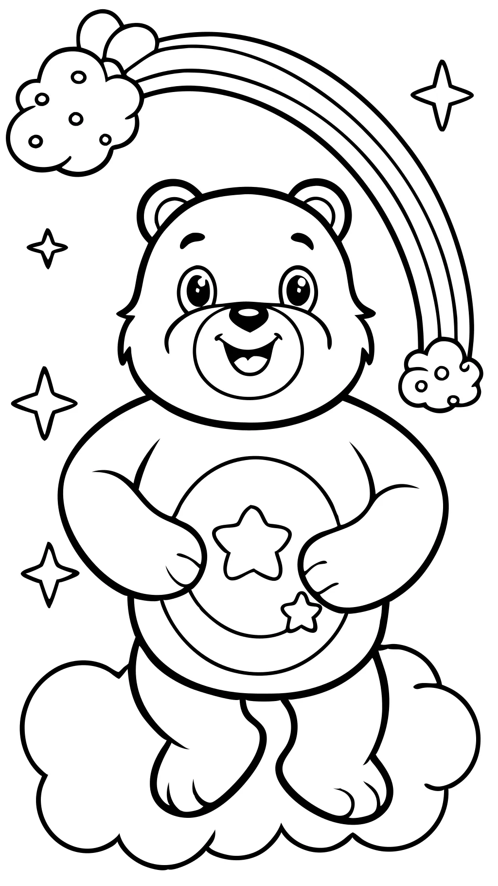 coloring pages care bears